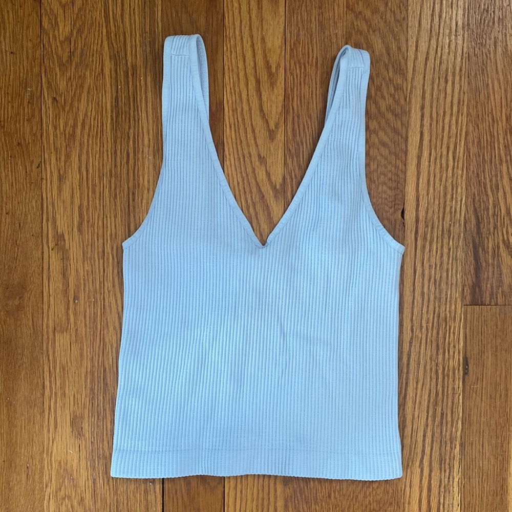 Quiet Storm Surf Shop Ribbed Crop Top